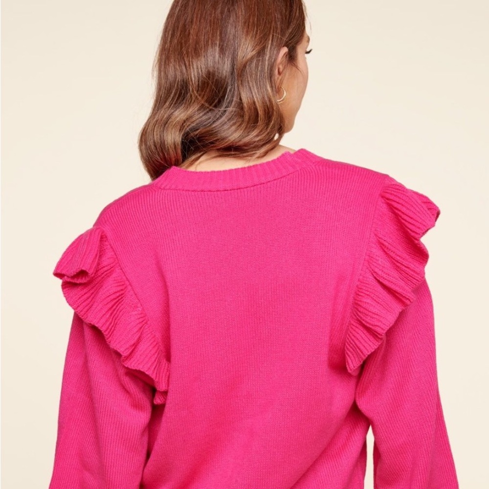 Ari Ruffle Cardigan - Picture 4 of 4